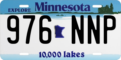 MN license plate 976NNP