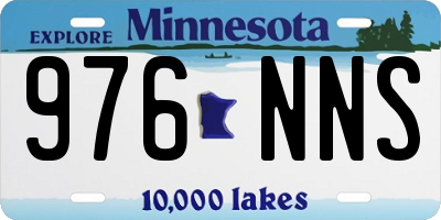 MN license plate 976NNS