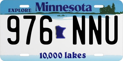 MN license plate 976NNU