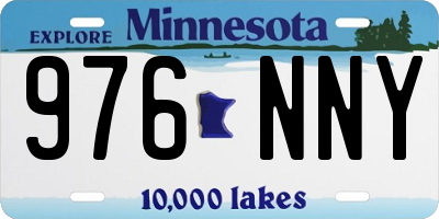 MN license plate 976NNY