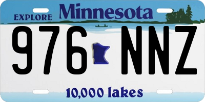 MN license plate 976NNZ