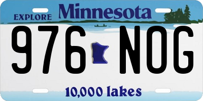 MN license plate 976NOG