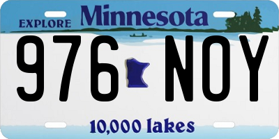 MN license plate 976NOY