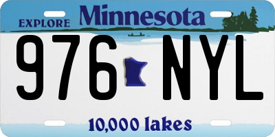MN license plate 976NYL