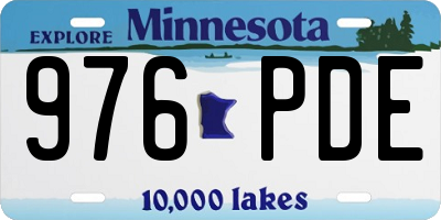 MN license plate 976PDE