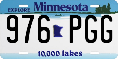 MN license plate 976PGG