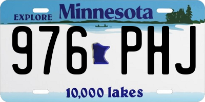 MN license plate 976PHJ