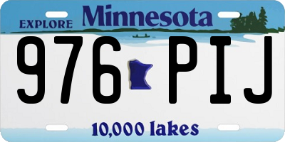 MN license plate 976PIJ