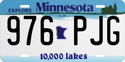 MN license plate 976PJG