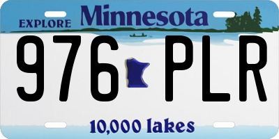 MN license plate 976PLR