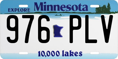 MN license plate 976PLV