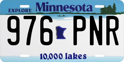 MN license plate 976PNR