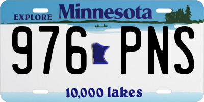 MN license plate 976PNS