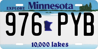 MN license plate 976PYB