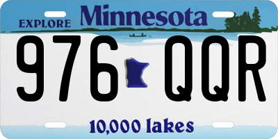 MN license plate 976QQR