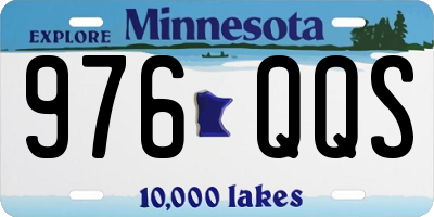 MN license plate 976QQS