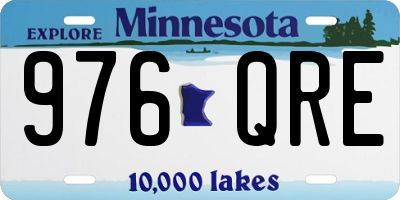 MN license plate 976QRE