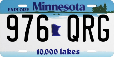 MN license plate 976QRG