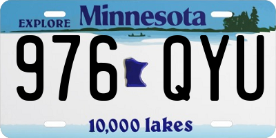 MN license plate 976QYU