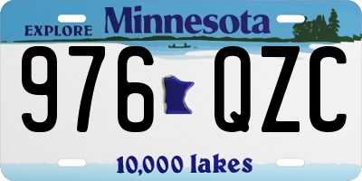 MN license plate 976QZC