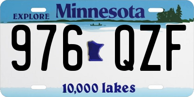 MN license plate 976QZF