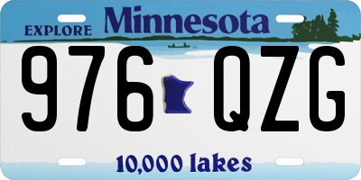 MN license plate 976QZG