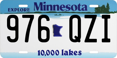 MN license plate 976QZI