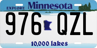 MN license plate 976QZL