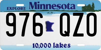 MN license plate 976QZO