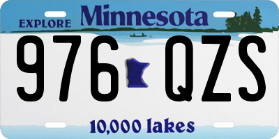 MN license plate 976QZS
