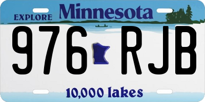 MN license plate 976RJB