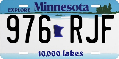 MN license plate 976RJF