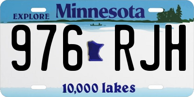 MN license plate 976RJH