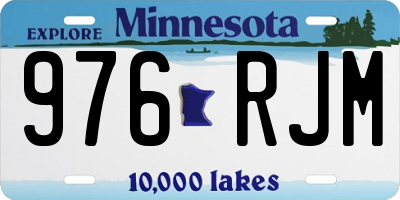 MN license plate 976RJM