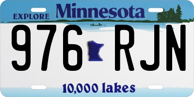 MN license plate 976RJN