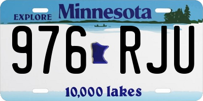 MN license plate 976RJU