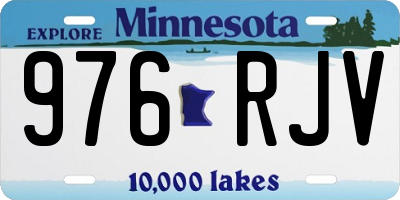 MN license plate 976RJV