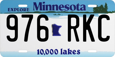 MN license plate 976RKC