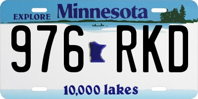 MN license plate 976RKD