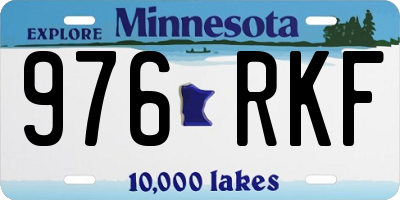 MN license plate 976RKF