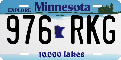 MN license plate 976RKG
