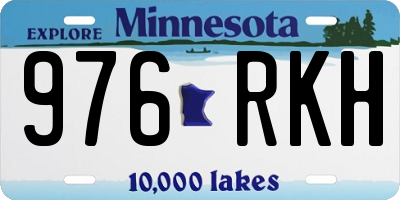 MN license plate 976RKH