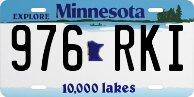 MN license plate 976RKI