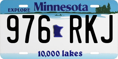 MN license plate 976RKJ