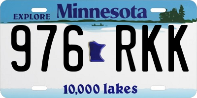 MN license plate 976RKK