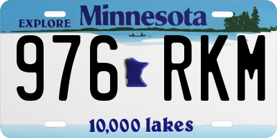 MN license plate 976RKM