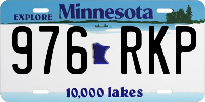 MN license plate 976RKP
