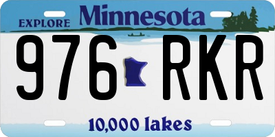 MN license plate 976RKR
