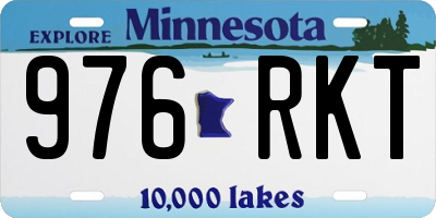 MN license plate 976RKT