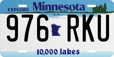 MN license plate 976RKU